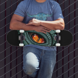 Urauffassung Reptil Raubtier Auge Skateboard