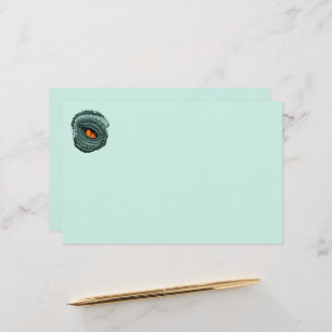 Urauge Reptilien-Räuber Briefpapier