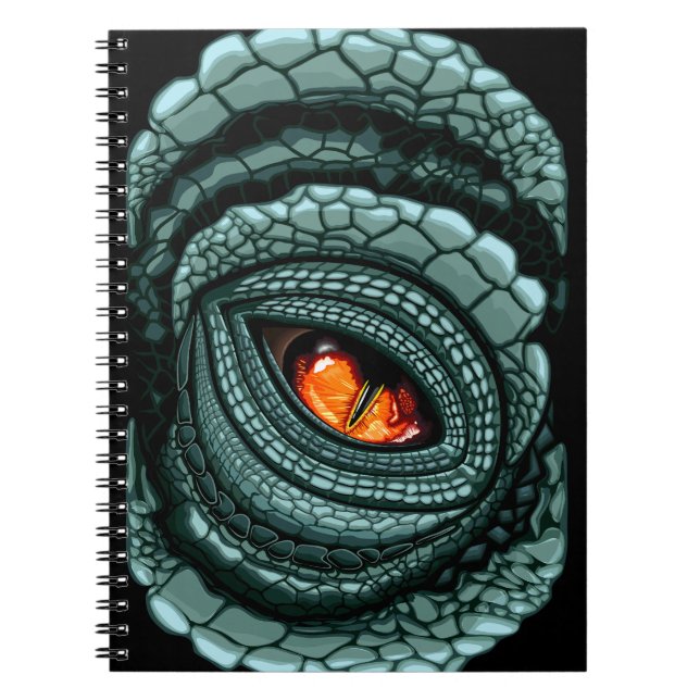 Urauge Reptilien-Räuber Notizblock (Vorderseite)