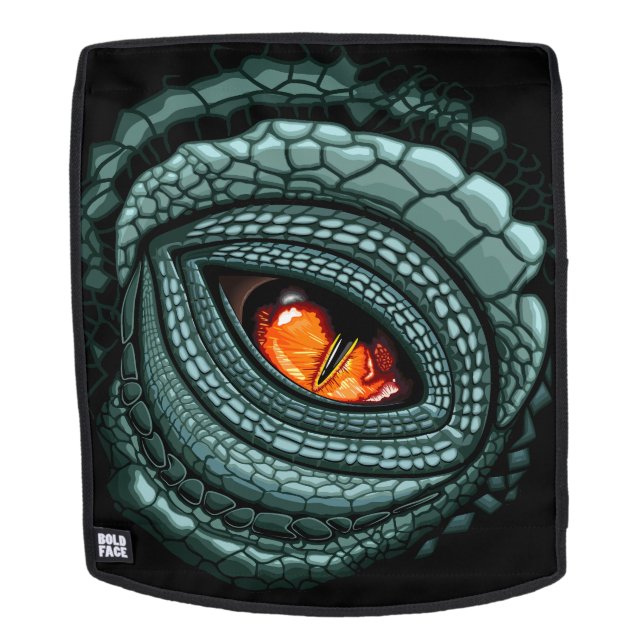 Urauge Reptilien-Räuber Rucksack (Abnehmbare Front)