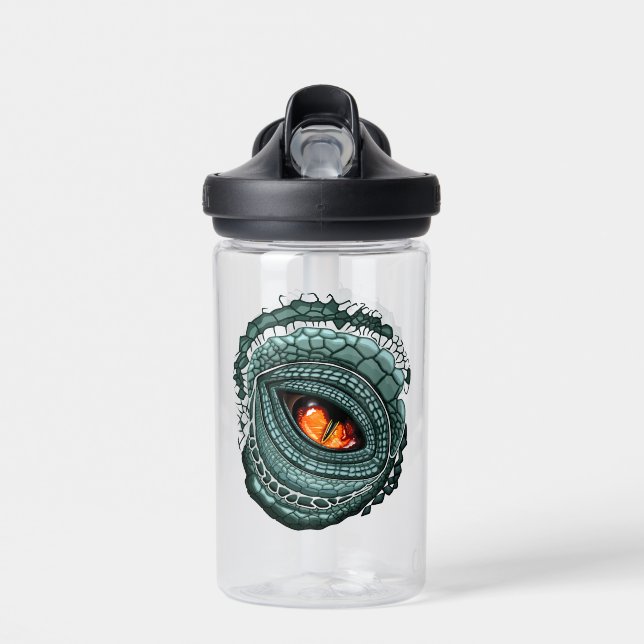 Urauge Reptilien-Räuber Trinkflasche (Vorne)