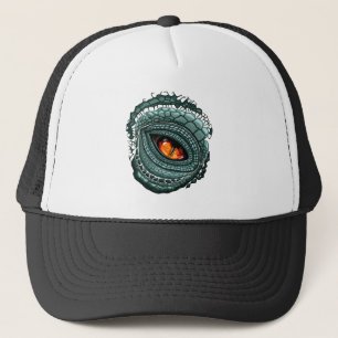Urauge Reptilien-Räuber Truckerkappe