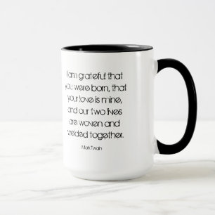 Urbain, tasse pointue - Je suis reconnaissant que 