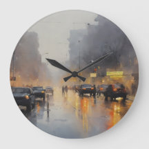 Urban Abend Rain Szene
