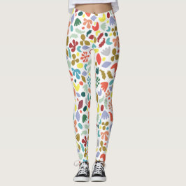Urban Abstrakt Bio Formen Muster Leggings