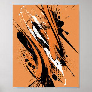 Urban Abstrakt Splash Poster