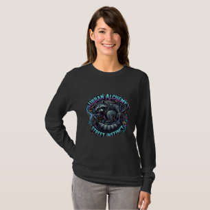 Urban Alchemy Waschbär Langarmshirt T-Shirt