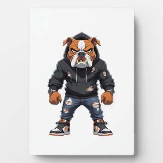 Urban Alpha Bulldog � Street Style Mascot  Fotoplatte