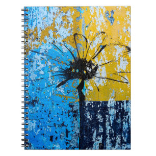 Urban Art Blume Notizblock
