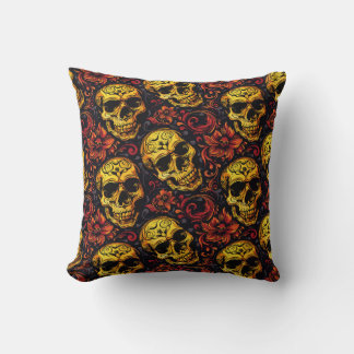 Urban Art Skull Pillow Design, Cojín B48 Kissen