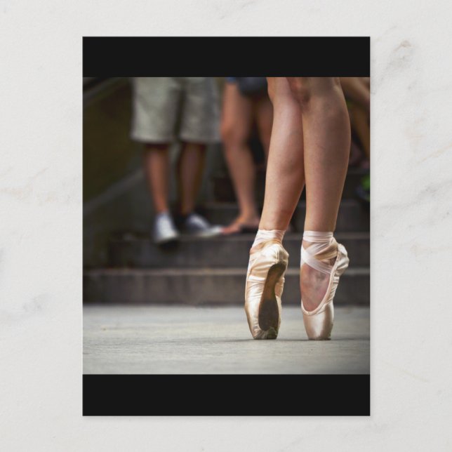 "Urban Ballerina" Postkarte (Vorderseite)