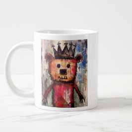 Urban Bear King GRAFFITI Jumbo-Tasse