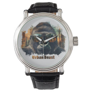 Urban Beast Gorilla mit Sonnenbrille Armbanduhr