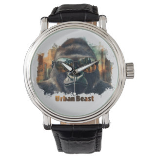 Urban Beast Gorilla mit Sonnenbrille Armbanduhr