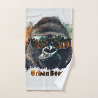 Urban Beast Gorilla mit Sonnenbrille Handtuch