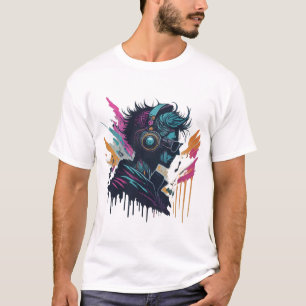 Urban Beat DJ Thirt: Feel the Vibe in white T-Shirt