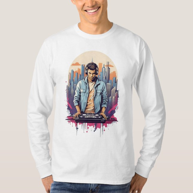 Urban Beats: DJ Cityscape T - Shirt Collection (Vorderseite)