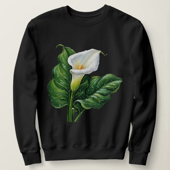 Urban Bloom Graffiti Sunflower - Premium  Sweatshirt (Design vorne)