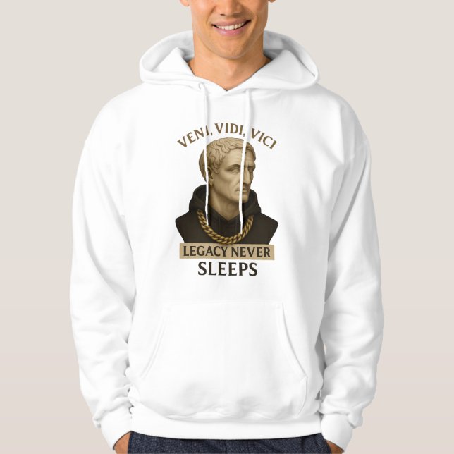 URBAN CAESAR – Legacy Never Sleeps Hoodie (Vorderseite)