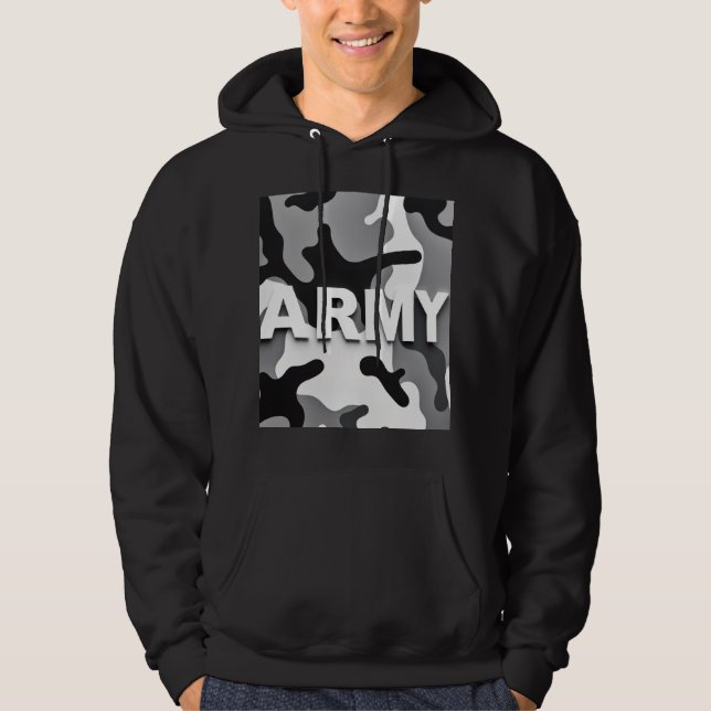 Urban Camo Armee Hoodie (Vorderseite)