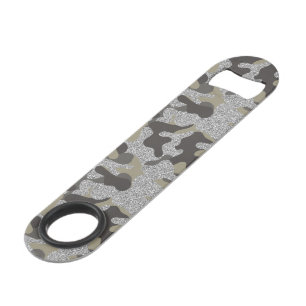 Urban Camouflage Camouflage Black Silver Funkelarm Speed Flaschenöffner