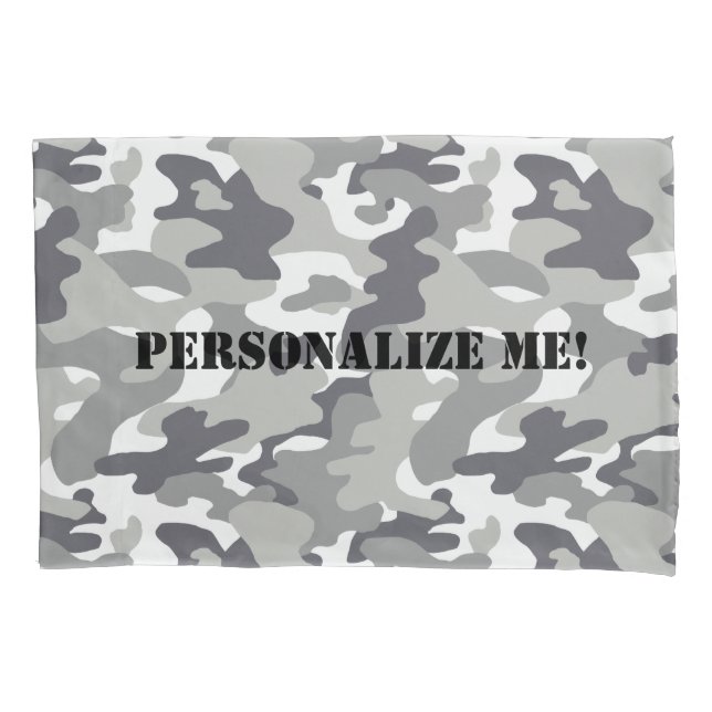 Urban Camouflage Pattern Kissenbezug (Vorderseite)