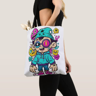 Urban Cartoon Chaos Tasche