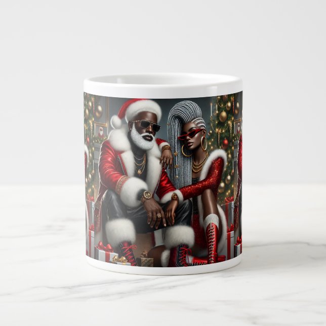 Urban Chic Santa Jumbo-Tasse (Vorderseite)