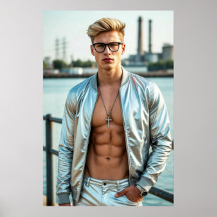 Urban Confidence – Metallisches Style Poster