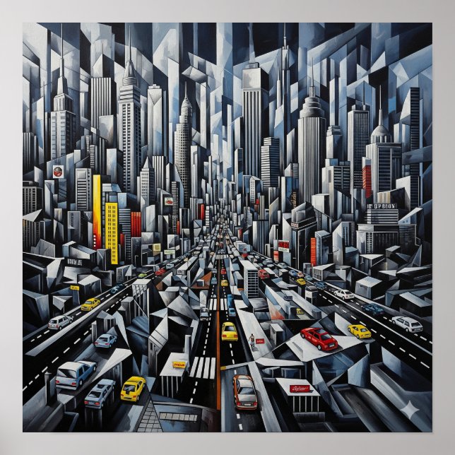 Urban Cubism Poster (Vorne)