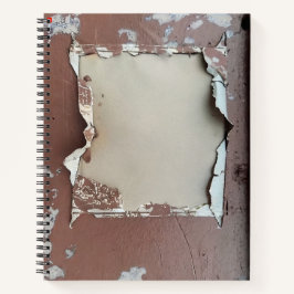 Urban Decay Theme - Grungy Paint Spiral Notebook Notizbuch