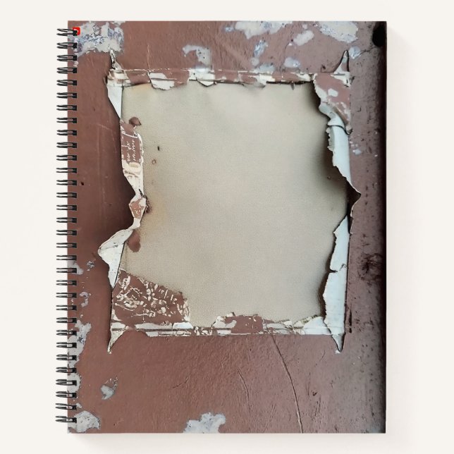 Urban Decay Theme - Grungy Paint Spiral Notebook Notizbuch (Vorderseite)