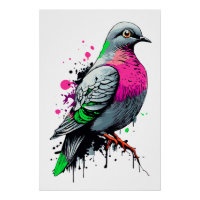 Urban Dove - Poster Pigeon - Poster Hope Dove