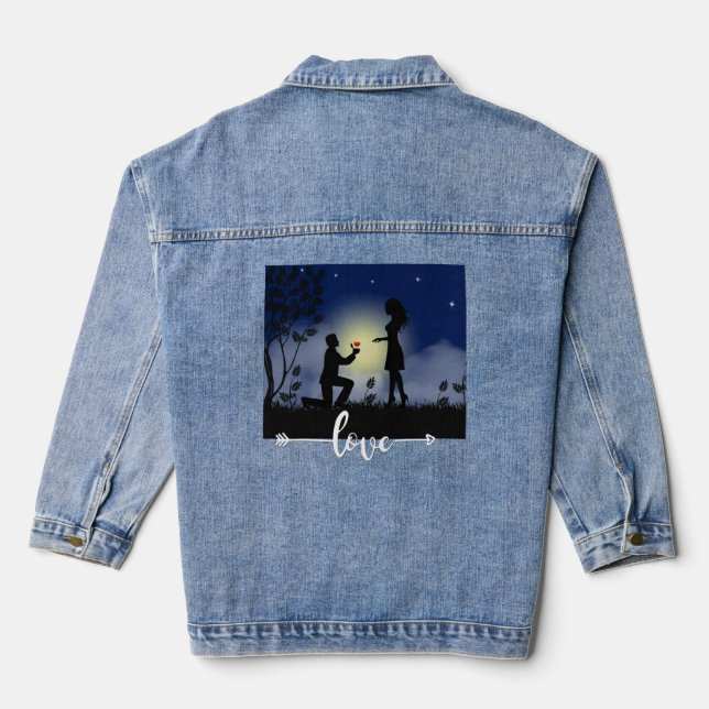 Urban Edge Classic Denim Jacket Jeansjacke (Rückseite)