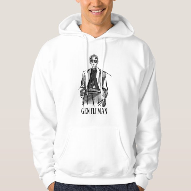 "Urban Essentials: Men Hoodies" "Klassischer Komfo Hoodie (Vorderseite)