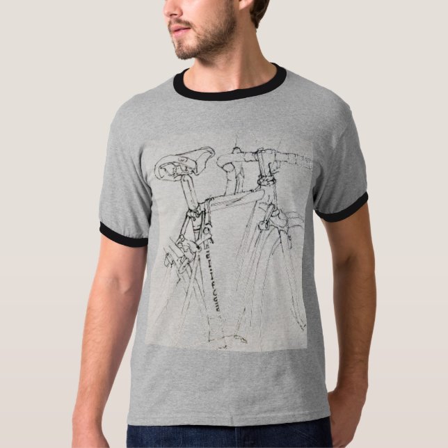 Urban Exodus - Ich fahre gerne mit meinem Fahrrad T-Shirt (Vorderseite)