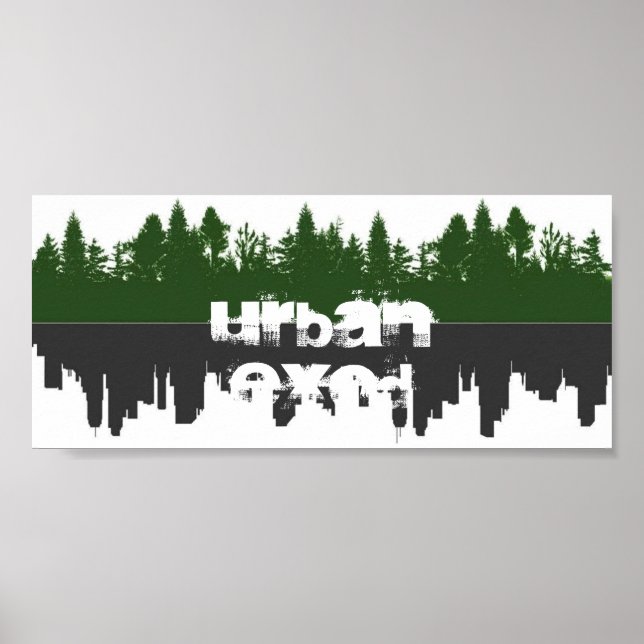 Urban Exodus - Spiegelposter Poster (Vorne)