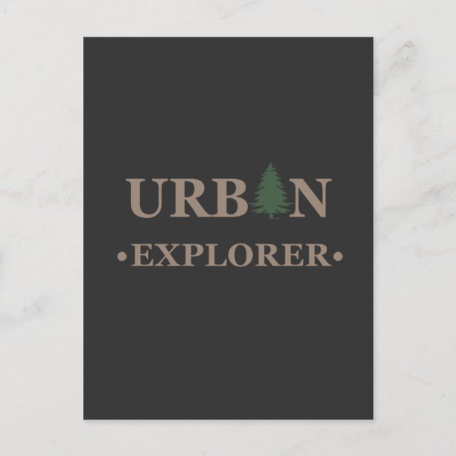 Urban Explorer Postkarte (Vorderseite)