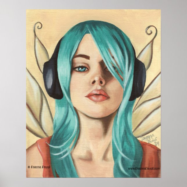 Urban Fairy Poster Musique Féerie Art Faery Art (Devant)