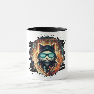 Urban Feline Guardian Tasse