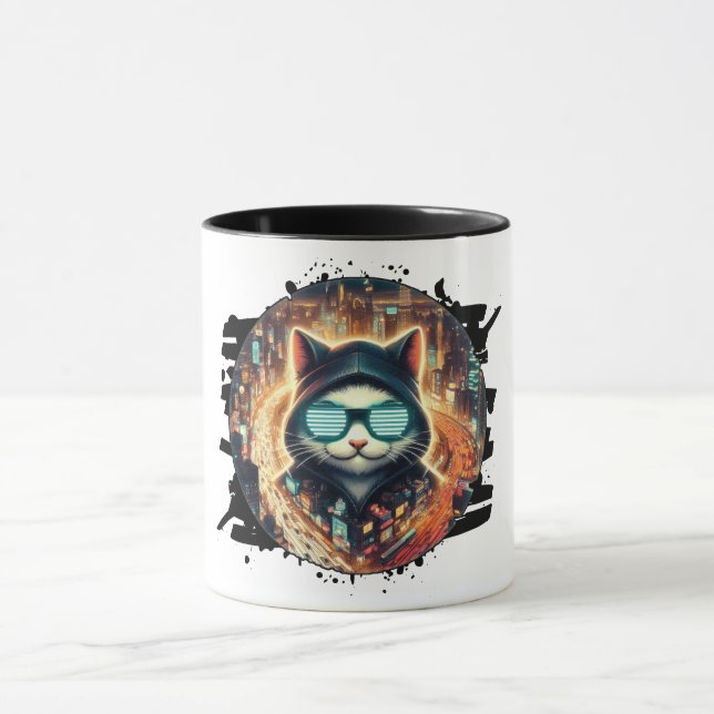 Urban Feline Guardian Tasse (Zentrum)