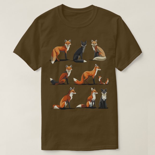 Urban Fox Tales Whispers of the City T-Shirt (Design vorne)
