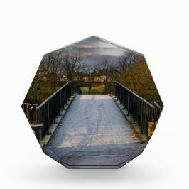 Urban Frosty Footbridge, Bradford Fotoblock