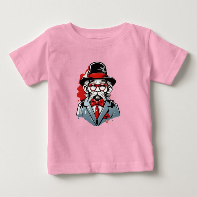 Urban Fusion Threads: Keith Haring x Japanese Bape Baby T-shirt (Vorderseite)