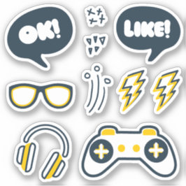 Urban Gamer Stickers Aufkleber