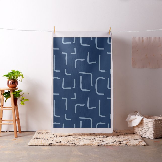 Urban Geo | Cobalt Cool | Blender Muster Stoff (Beispiel)