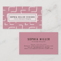 Urban Geo | Dusty Rose | Blender Muster