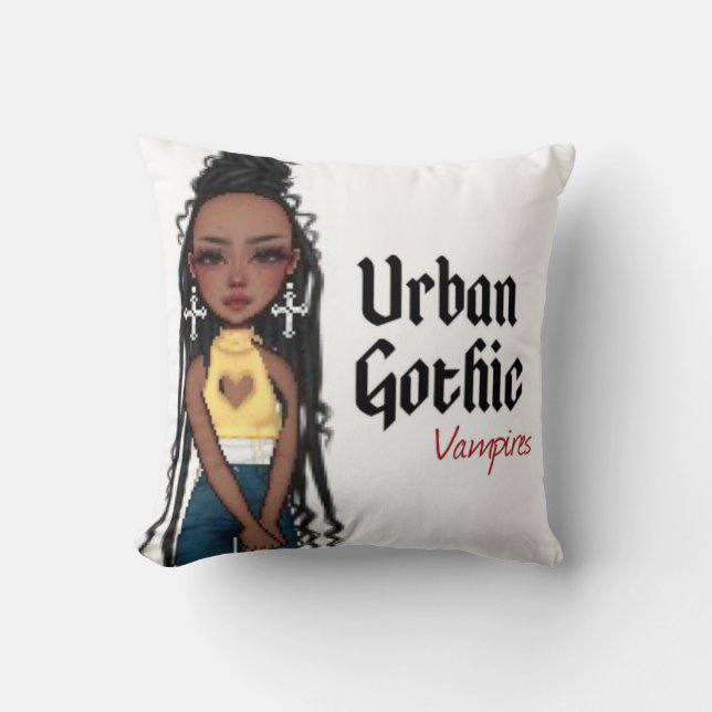 Urban Gothic Vampires Pillow 2 Kissen (Vorderseite)