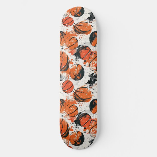 Urban Graffiti Basketball Skateboard (Vorderseite)