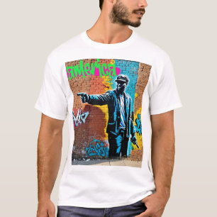 Urban Graffiti Street Art Cool Graphic T - Shirt
